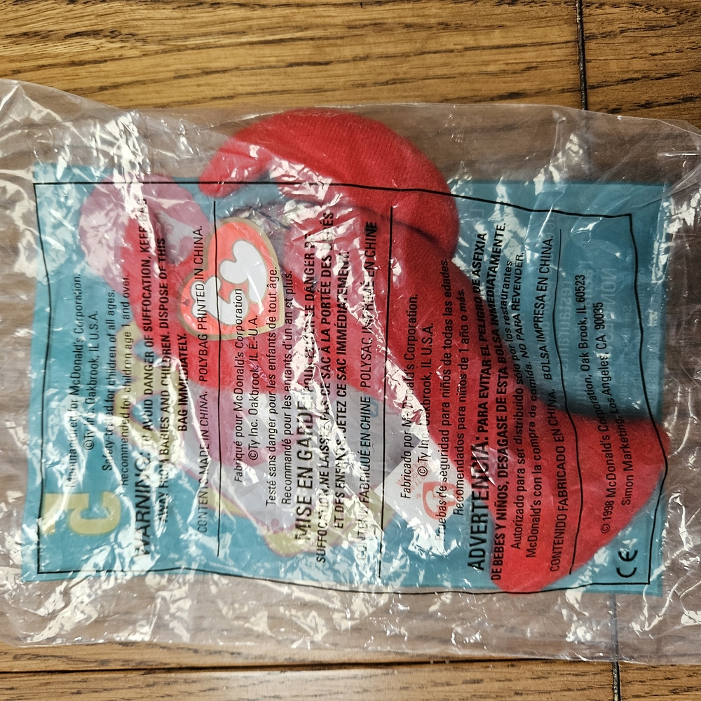 McDonald's Ty Beanie Babie Pinchers